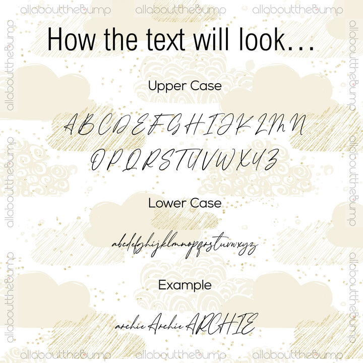 a font set for this design