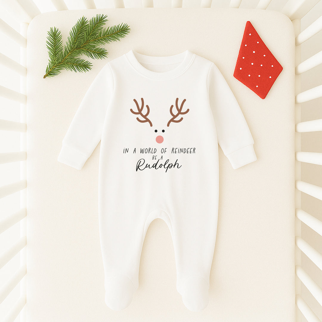 Be a Rudolph Christmas Matching Sweatshirt/Babygrow