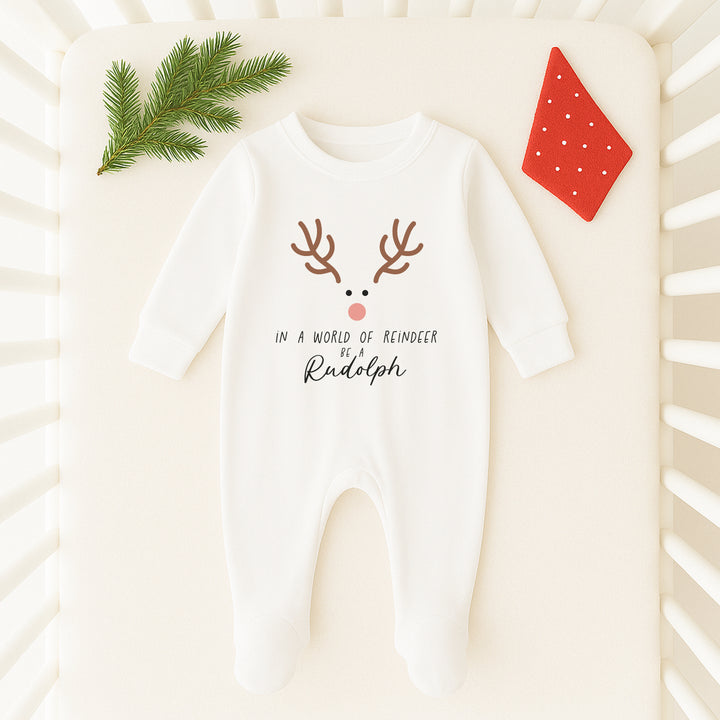 Be a Rudolph Christmas Matching Sweatshirt/Babygrow