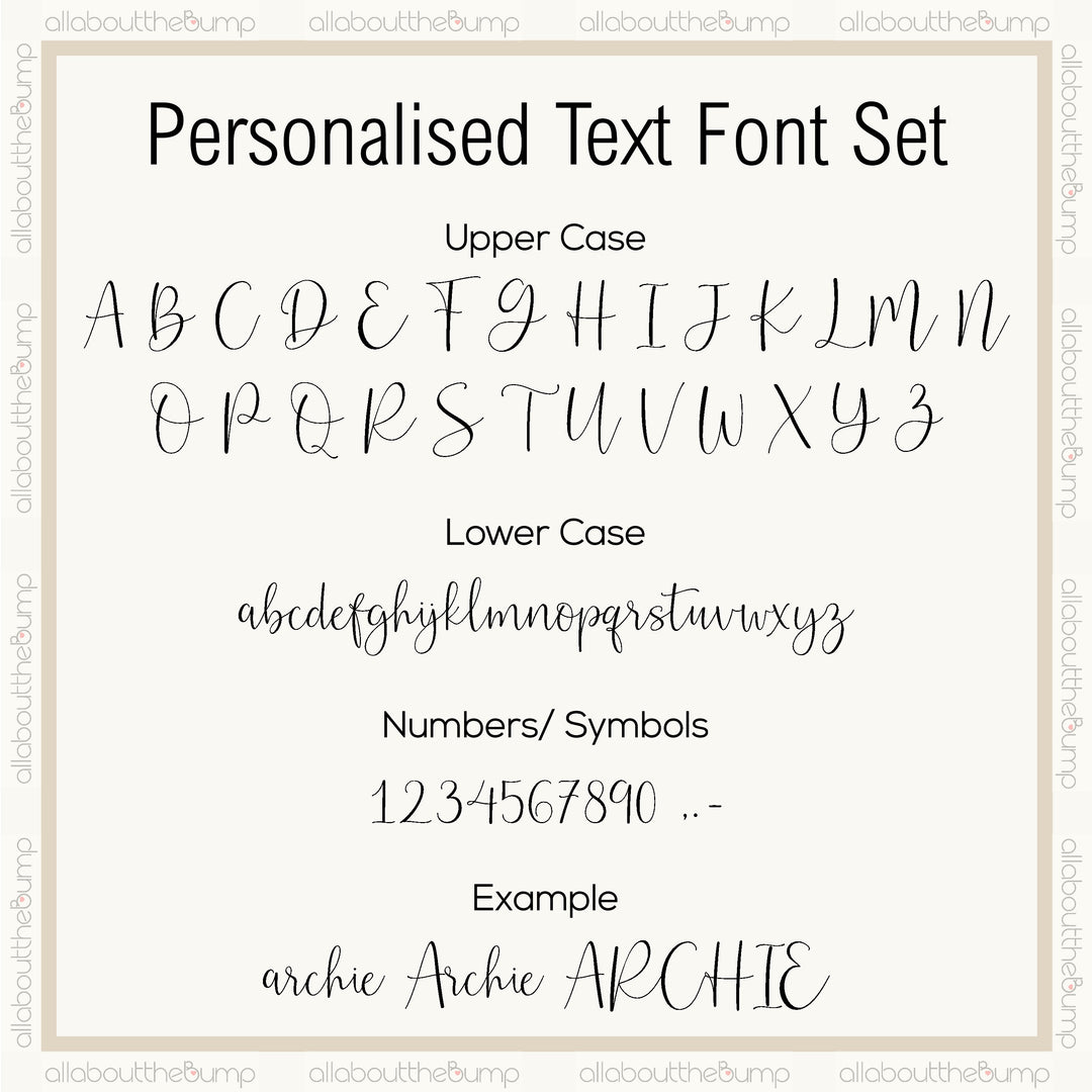 Personalised Red Frilly Gold Glitter Initial Christmas Pyjamas