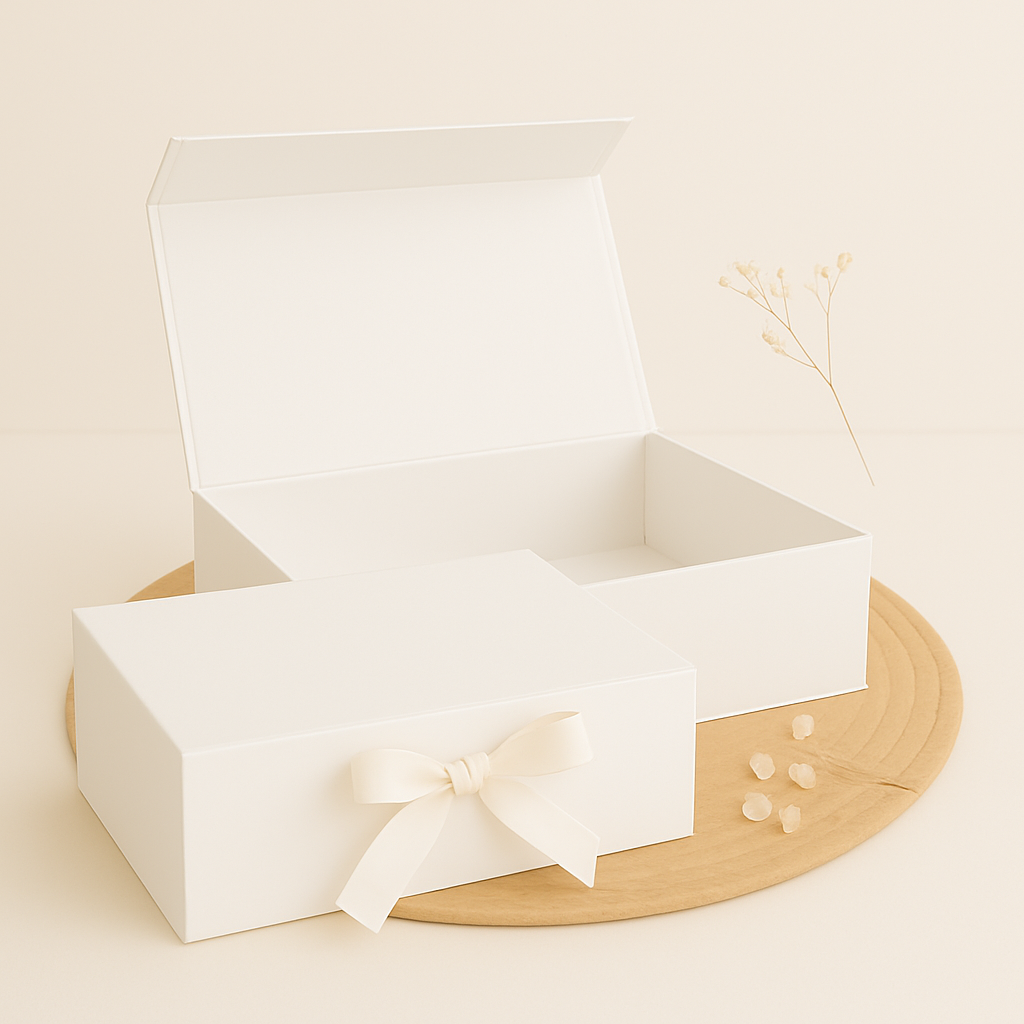 Personalised Red Initial Christmas Eve Box