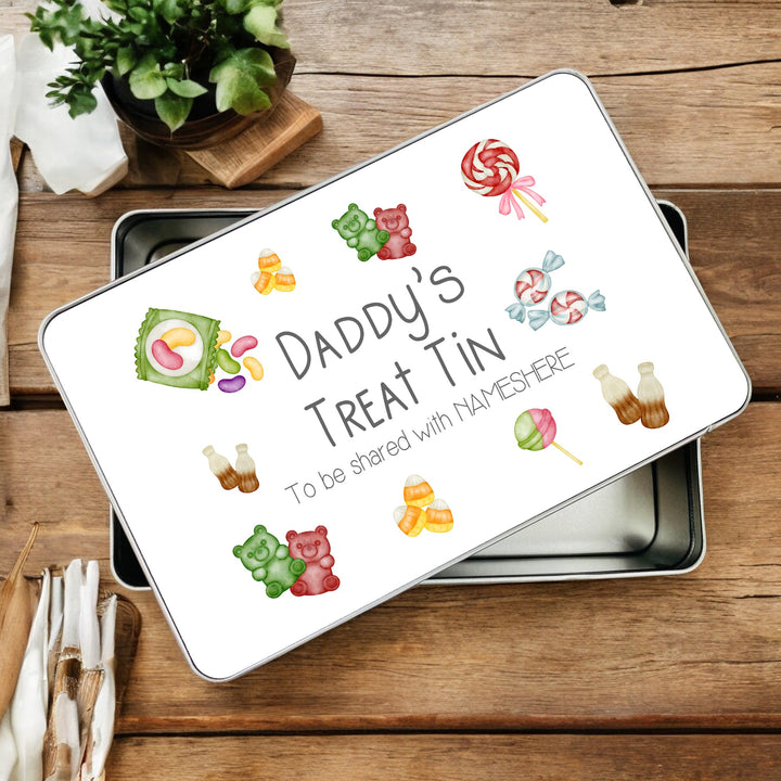 Personalised Daddy's Treat Tin