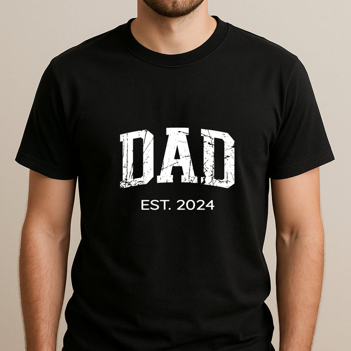 Personalised Dad Est T-shirt