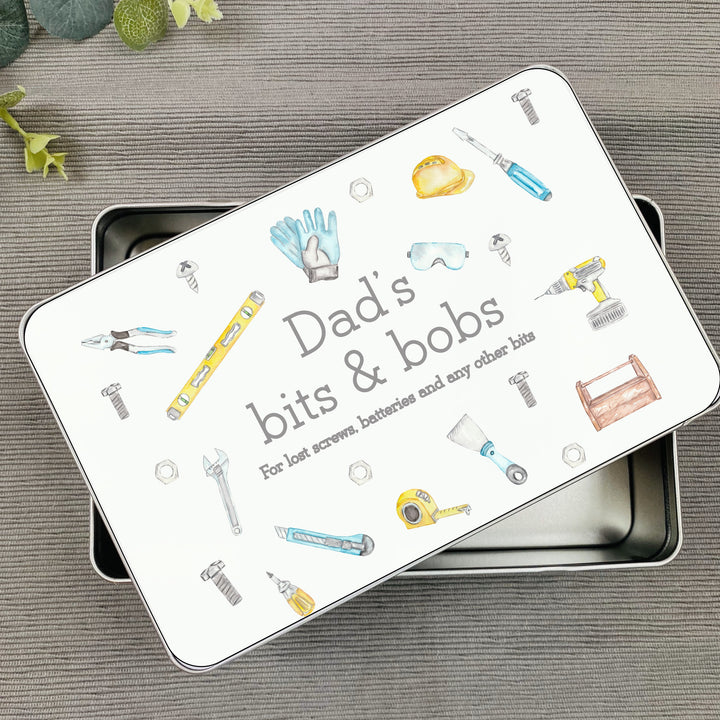 Personalised Dad's Bits & Bobs Tin