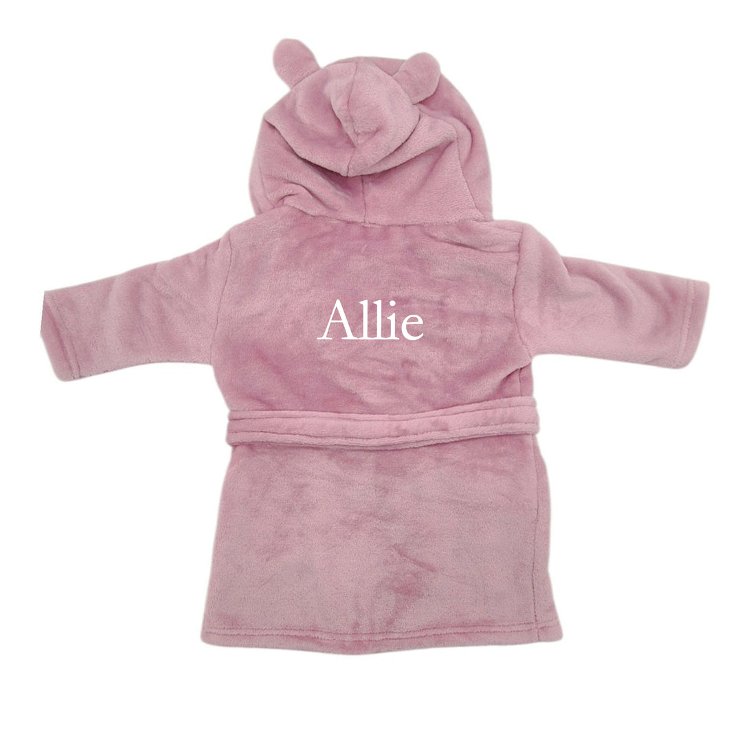 Personalised Embroidered Back Toddler Dressing Gown