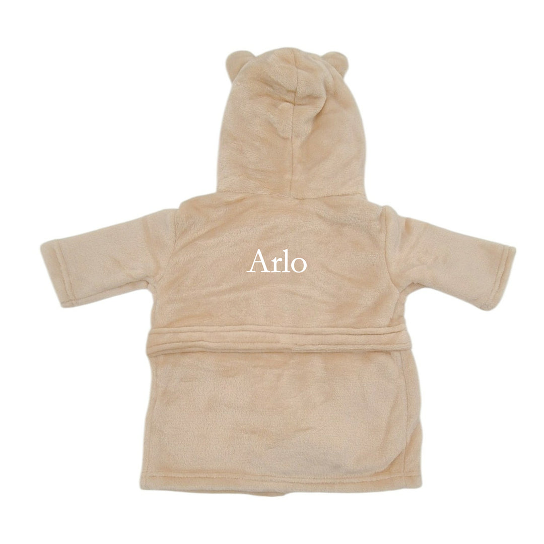 Personalised Embroidered Back Toddler Dressing Gown