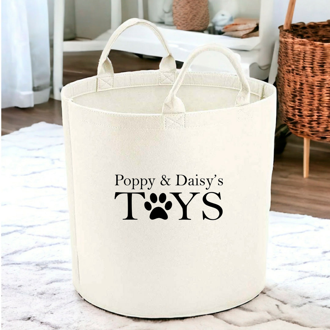 Personalised Dog Toy Tub