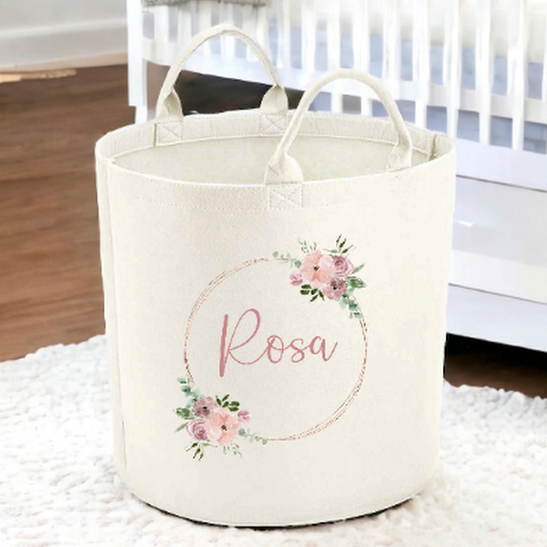 Personalised Dusky Gold Ring Toy Tub