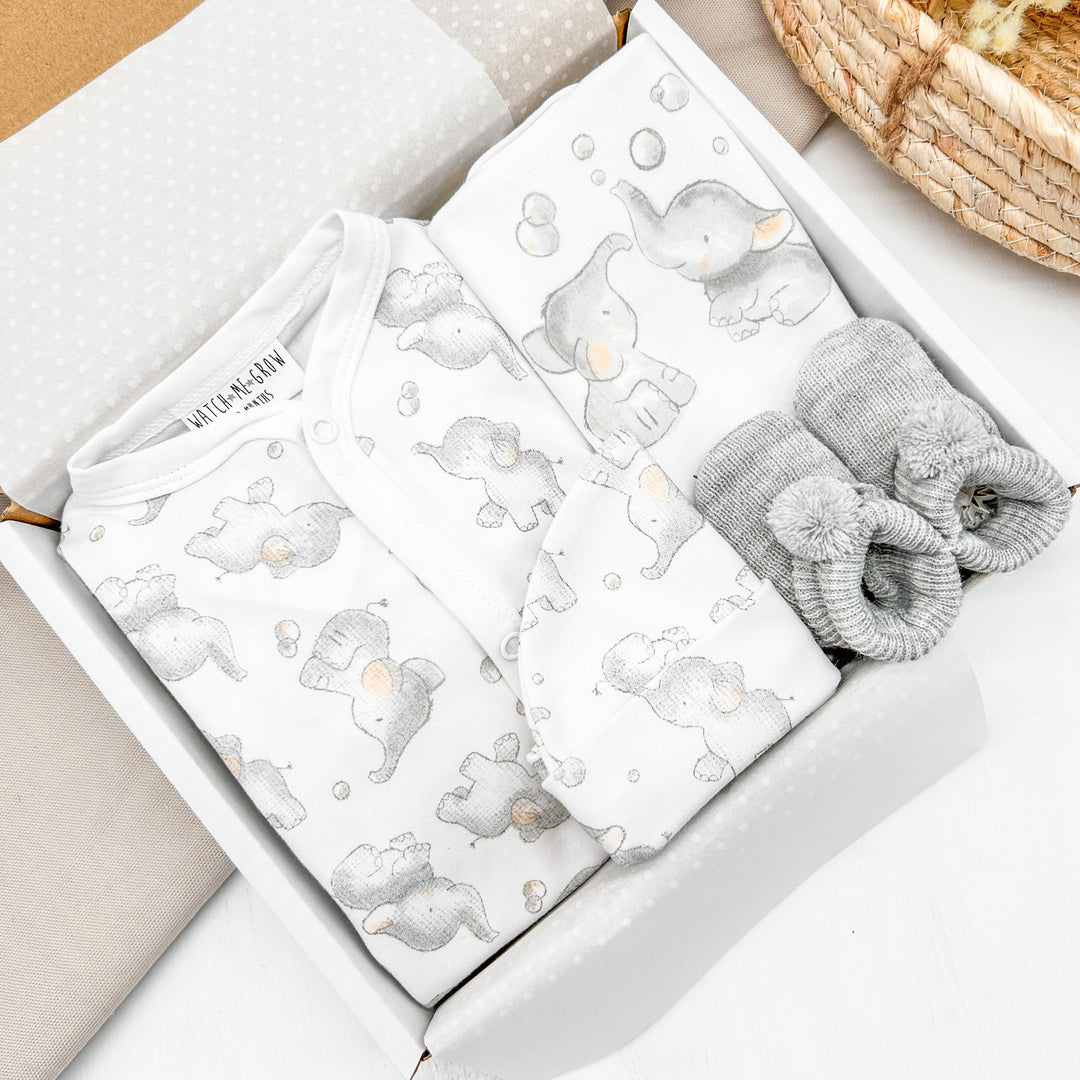 Elephant Bubbles Unisex Baby Gift Hamper