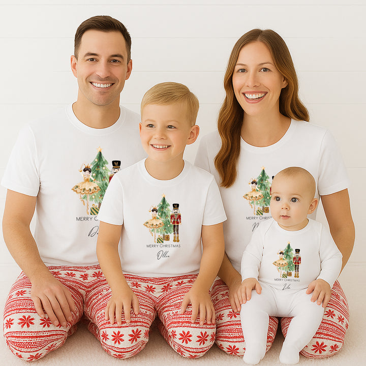 Personalised Nutcracker Matching T-Shirt With Optional Trousers