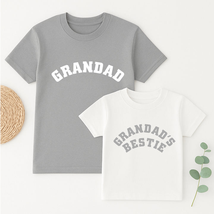 Grandad's Bestie Grey Matching Outfits