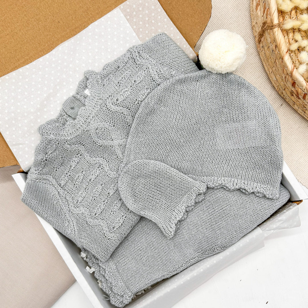 Grey 4 Piece Set Gift Wrapped