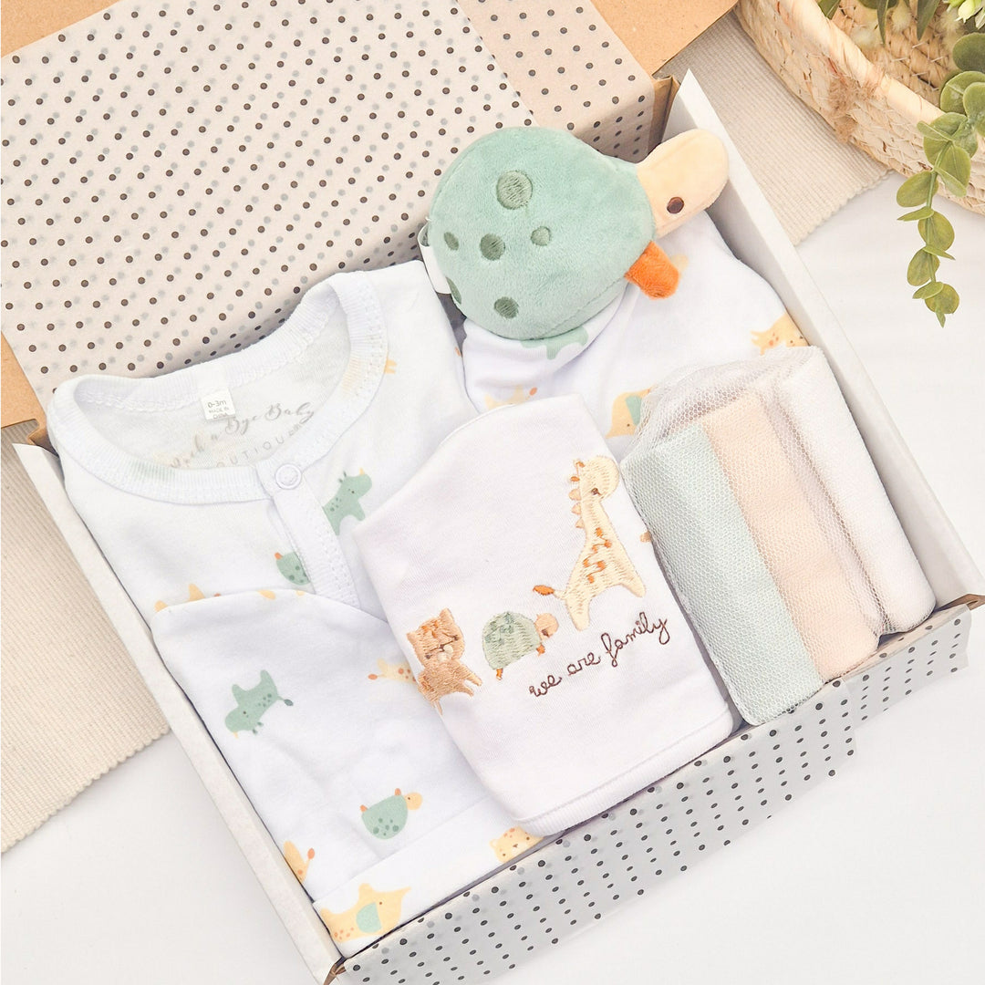 Unisex Sage Turtle Gift Hamper Set