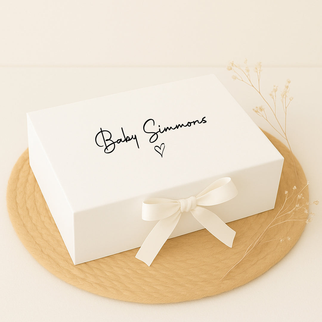 Boys Blue Blanket and Comforter Personalised Gift Hamper Set