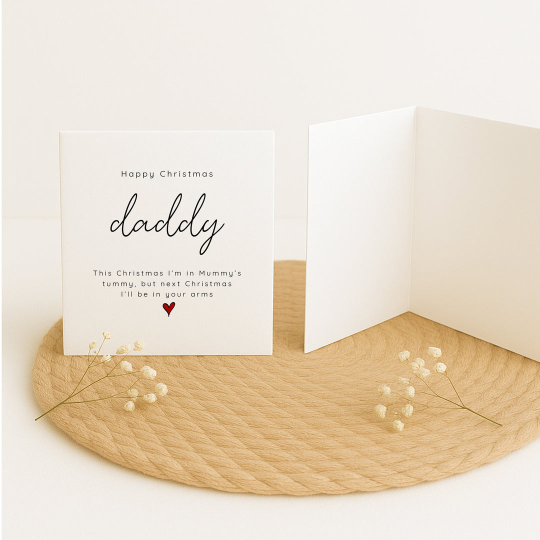 Personalised Merry Christmas From Bump Christmas Card
