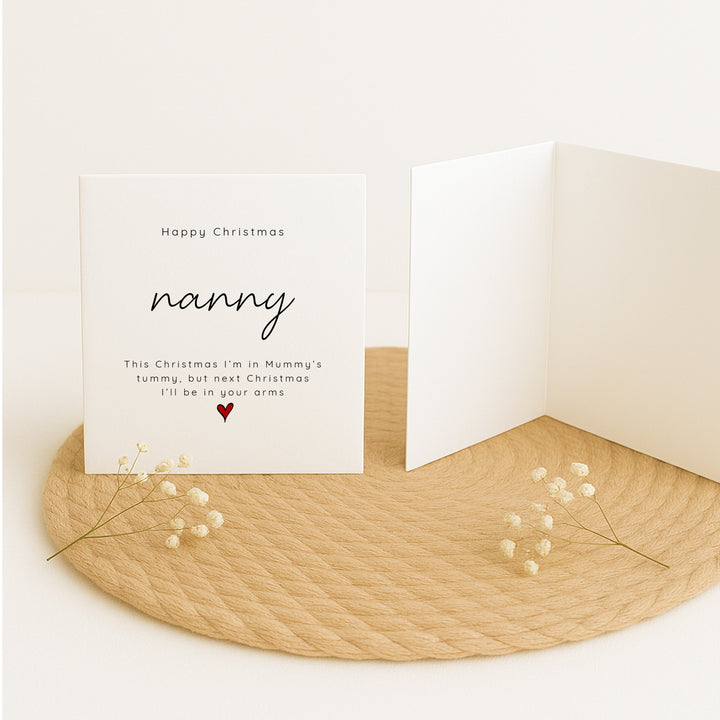 Personalised Merry Christmas From Bump Christmas Card