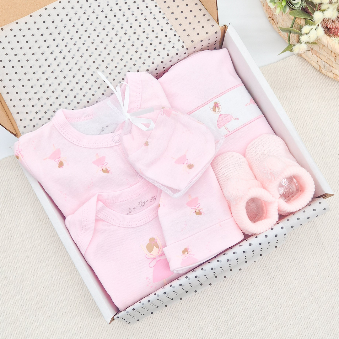 Girls Pink Ballerina Hamper Gift Set