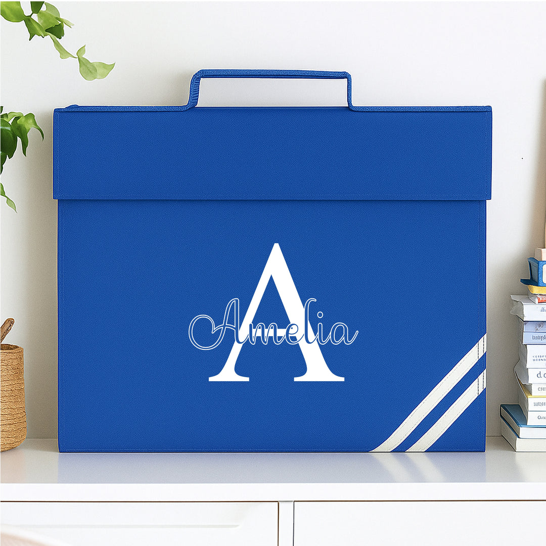 Personalised Script Initial Bookbag