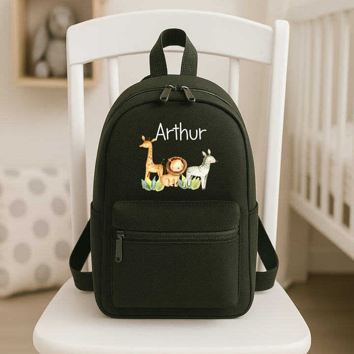 Personalised Jungle Scene Backpack