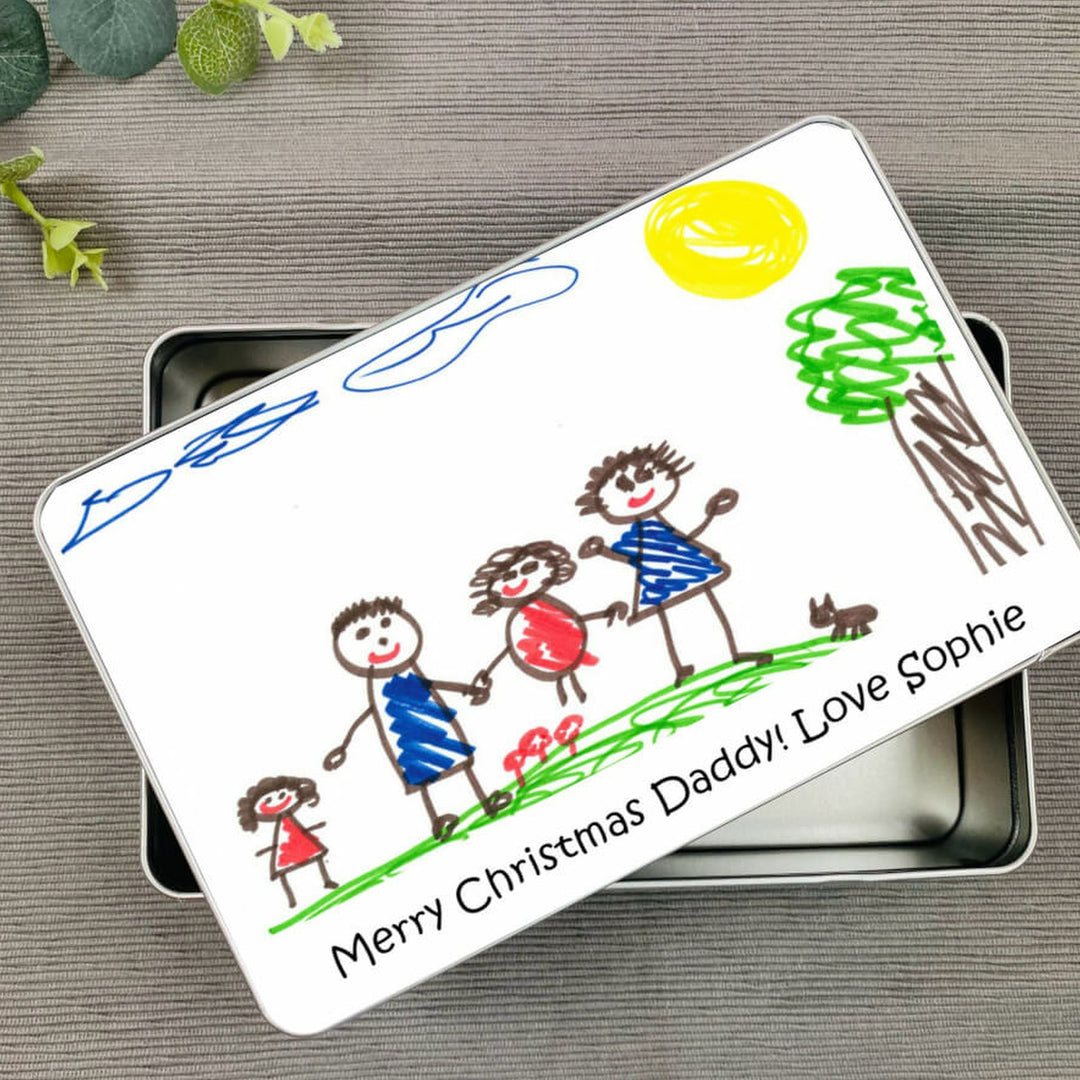 Personalised Kids Drawing Tin