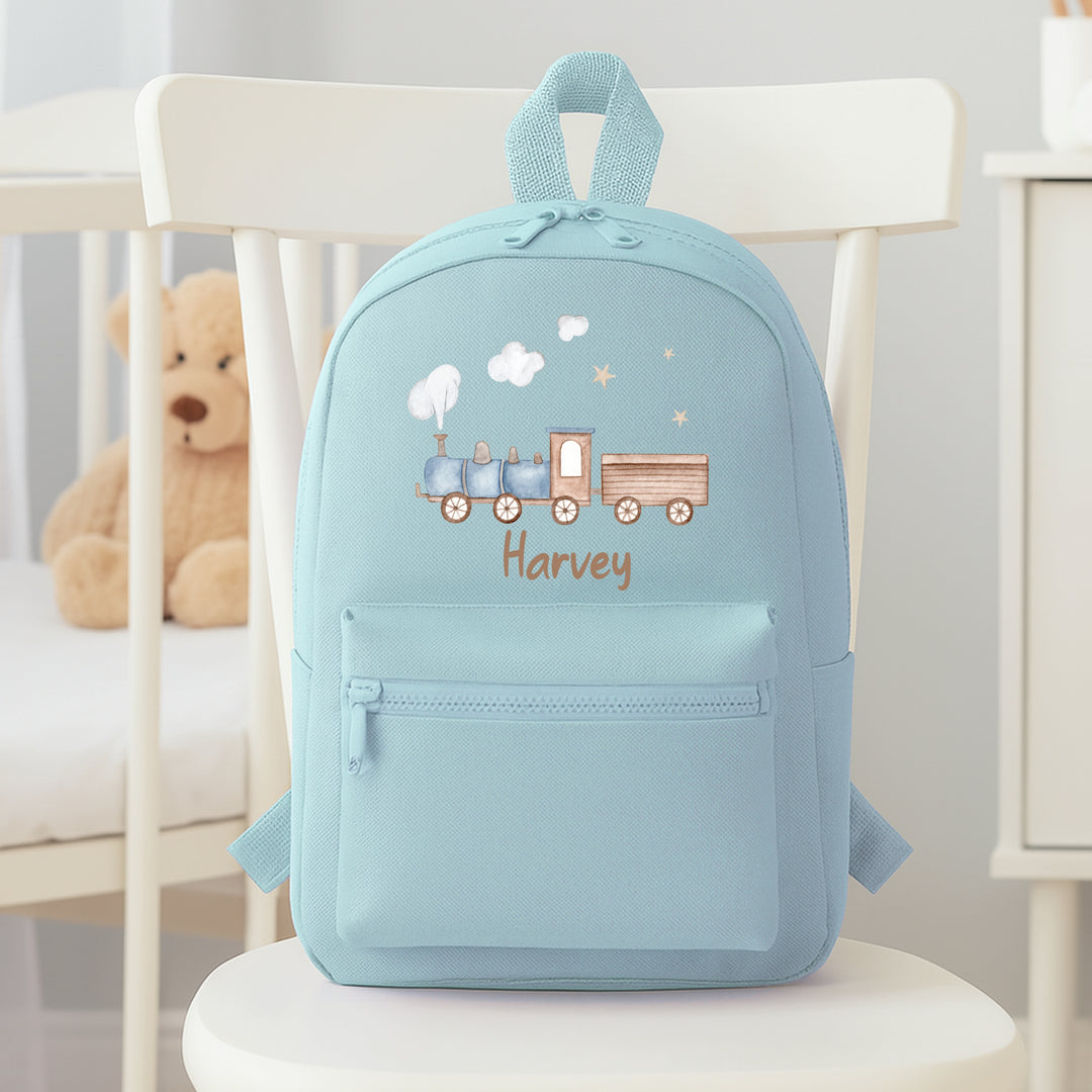 Personalised Little Train Backpack