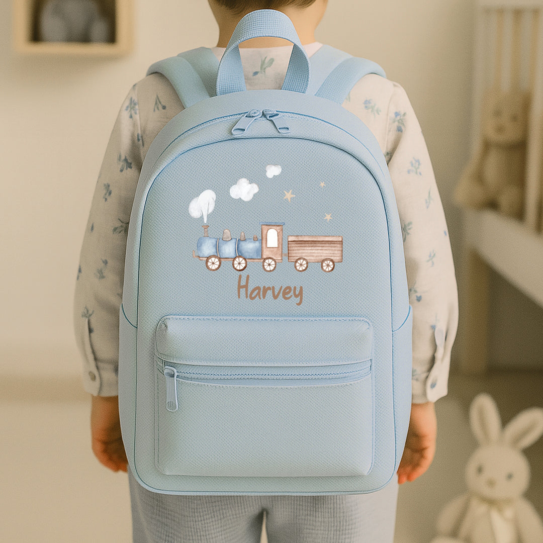 Personalised Little Train Backpack