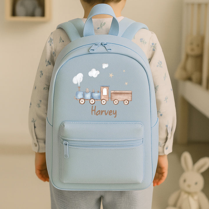 Personalised Little Train Backpack