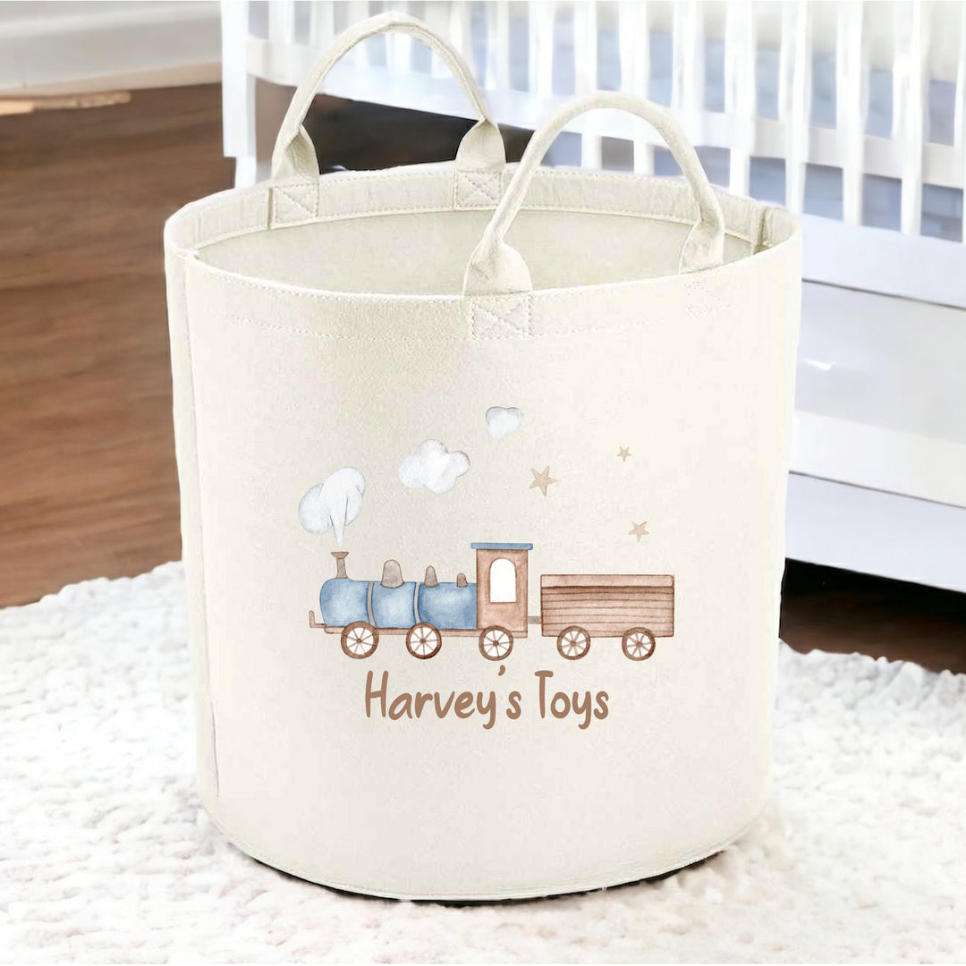 Personalised Little Train Toy Tub