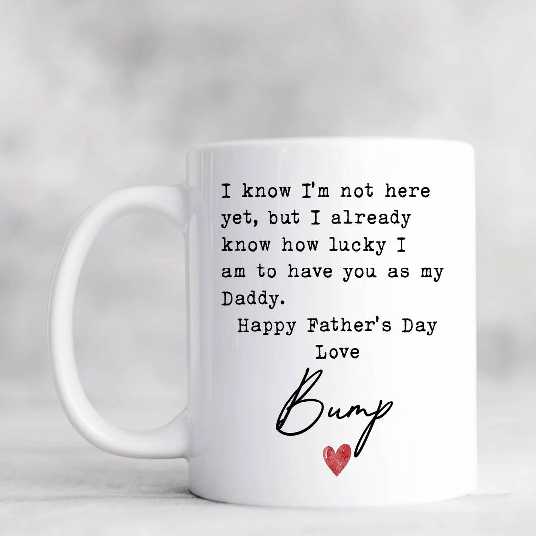 Happy Father's Day Daddy Love Bump Mug