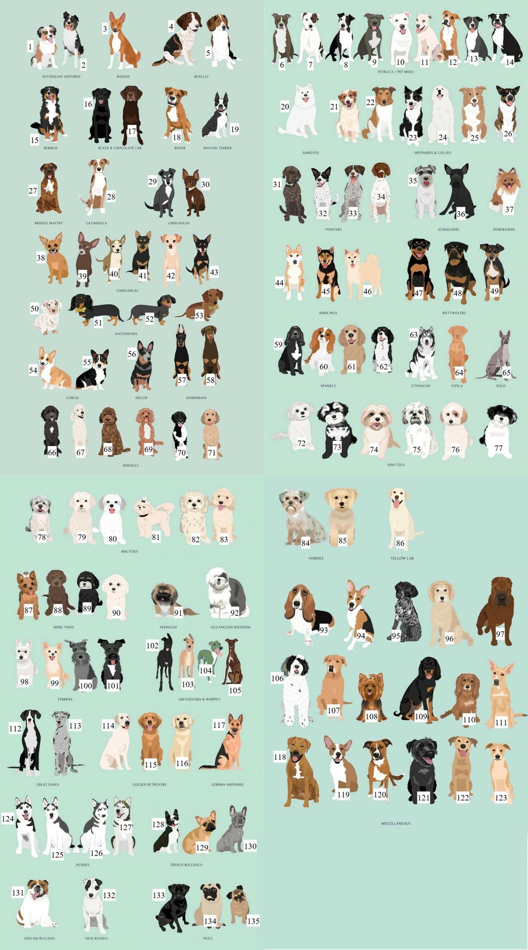 Personalised Dog's Christmas Present Sack