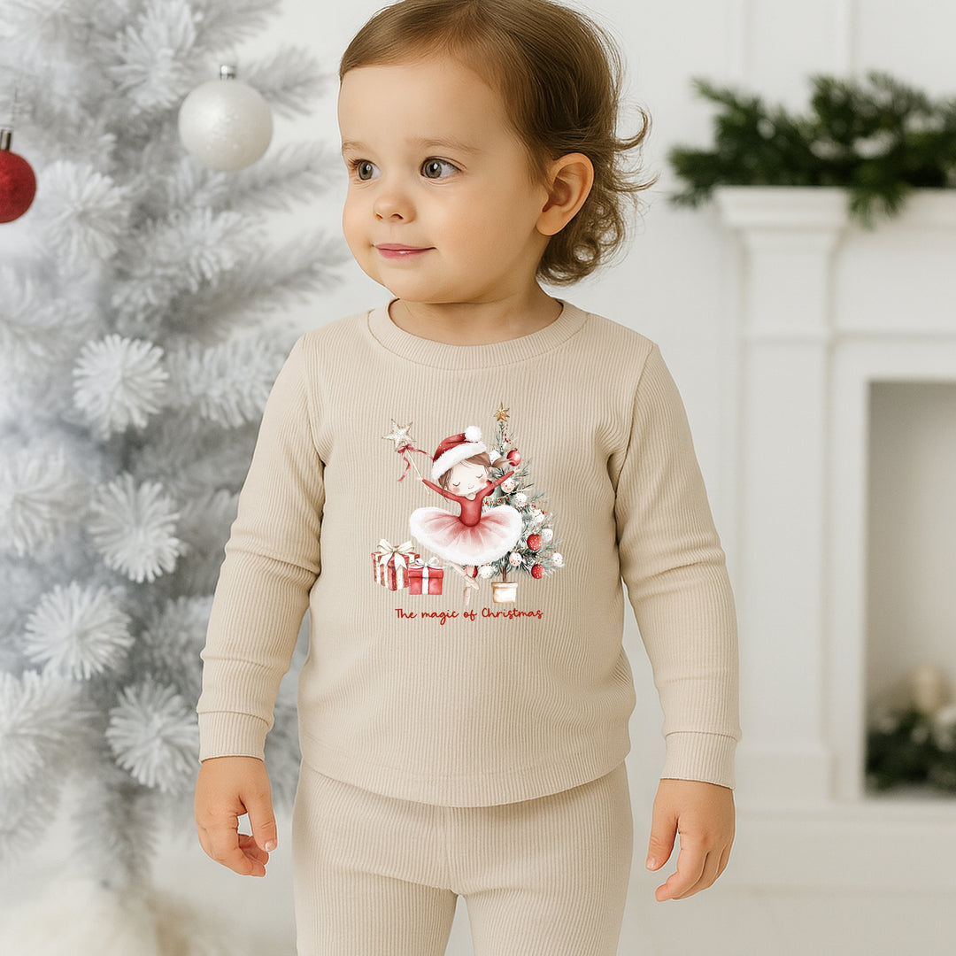 Red Nutcracker Christmas Ribbed Loungewear