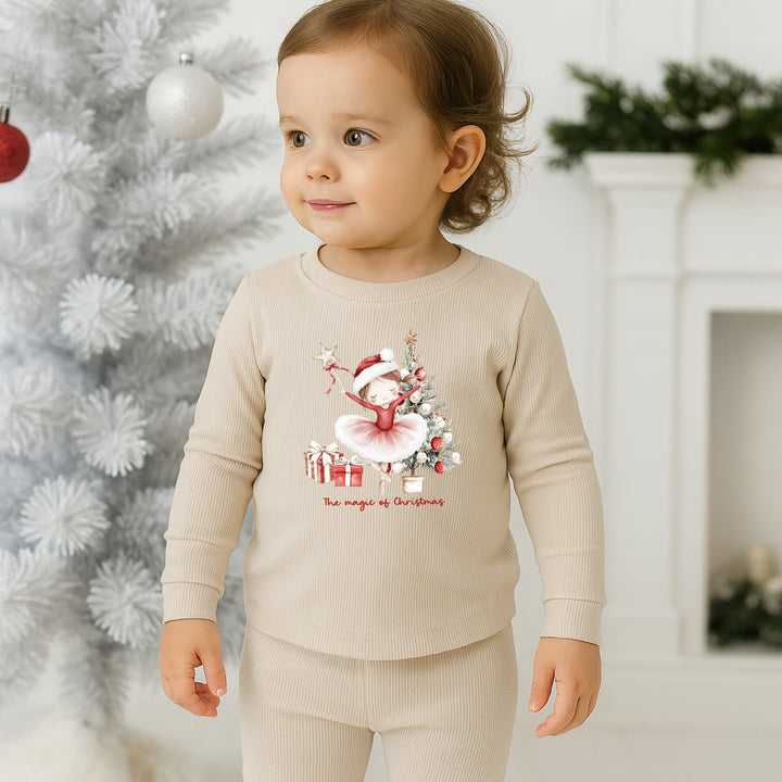 Red Nutcracker Christmas Ribbed Loungewear