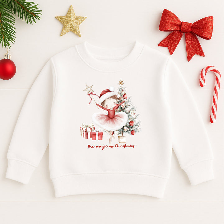 Red Girl Nutcracker Christmas Jumper
