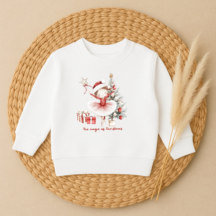 Red Girl Nutcracker Christmas Jumper