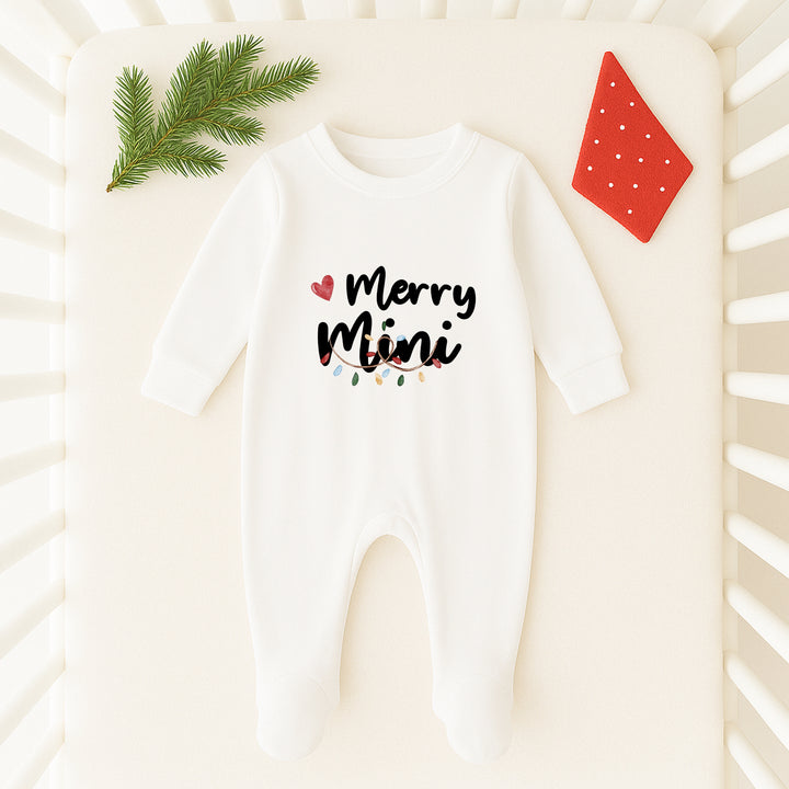 Christmas Merry Mum & Mini Sweatshirt/Babygrow