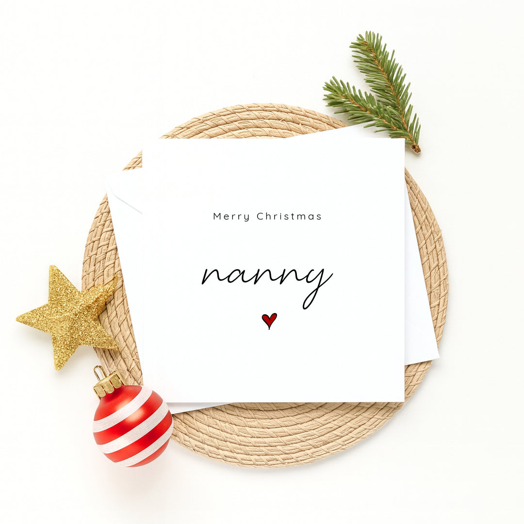 Personalised Merry Christmas Daddy Christmas Card