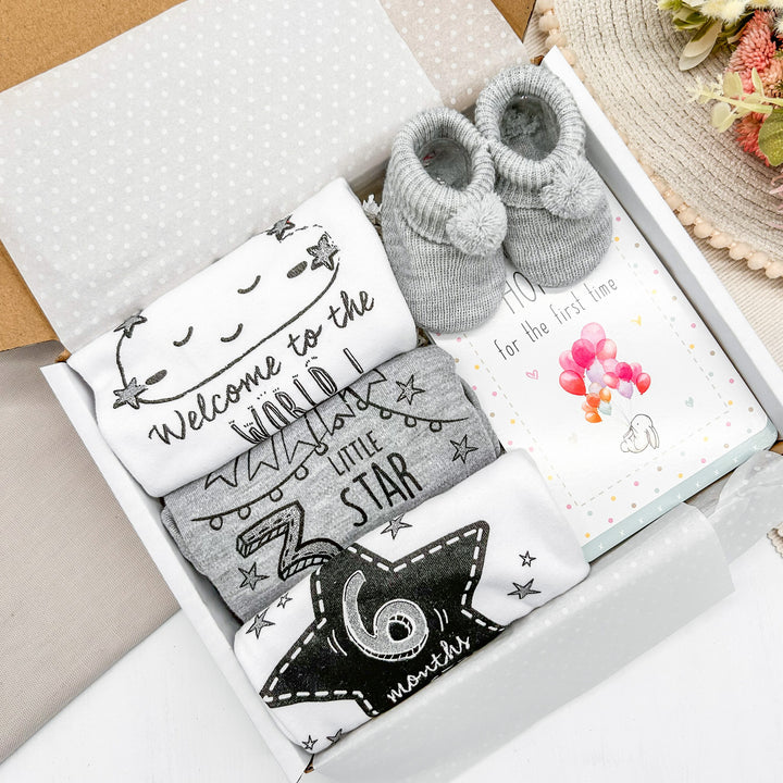 Milestone Vest Baby Gift Hamper