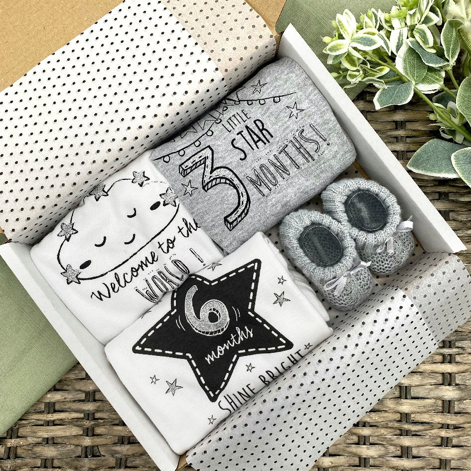 Milestone Vest Baby Gift Hamper