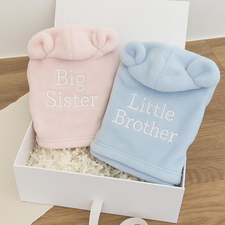 Sibling Embroidered Dressing Gown Gift Hamper Set