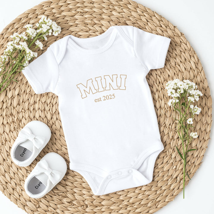 Personalised Mama & Mini Beige Matching Outfits