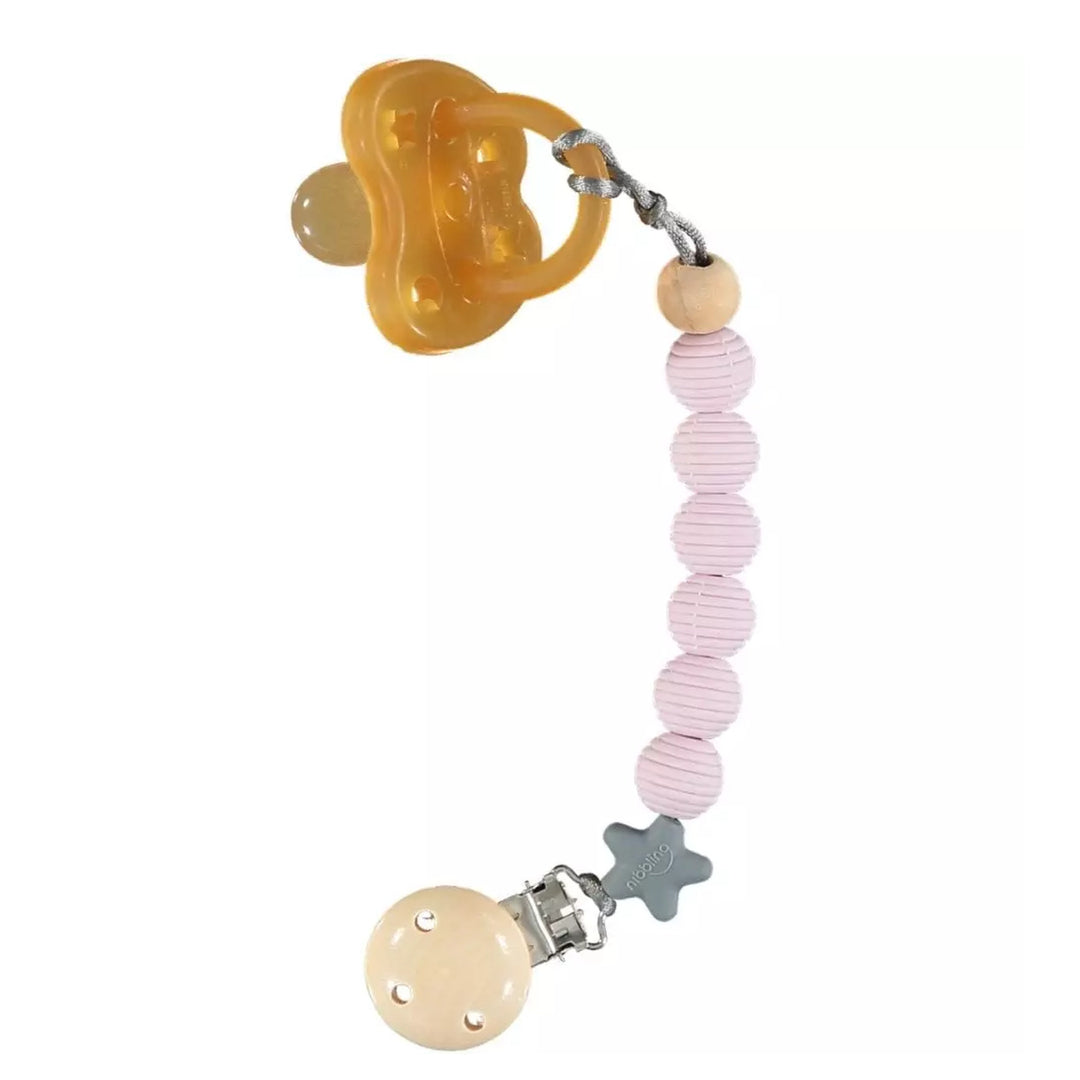 Pink Star Beaded Dummy Clip