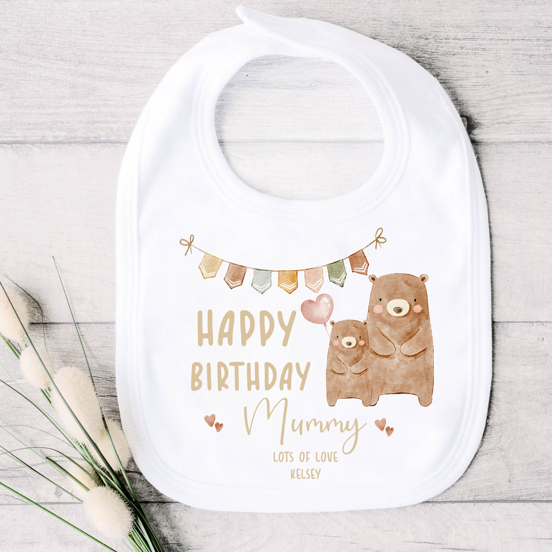 Personalised Happy Birthday Mummy/Daddy Babygrow/Vest