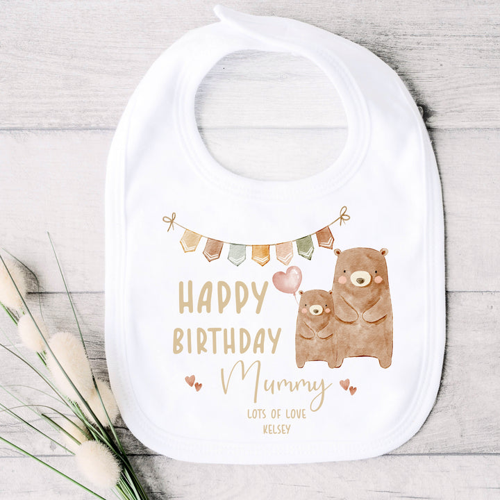 Personalised Happy Birthday Mummy/Daddy Babygrow/Vest