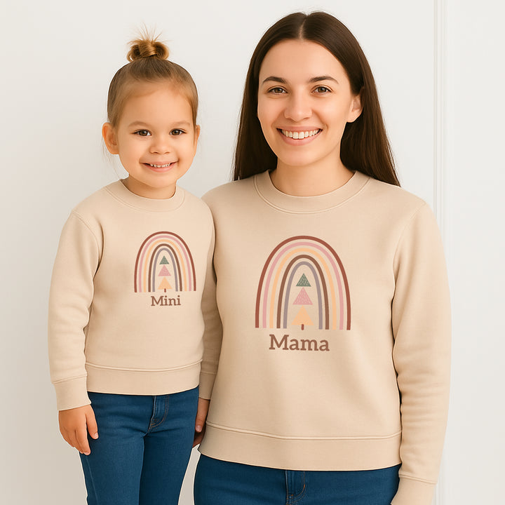 Personalised Christmas Tree Matching Sweatshirts