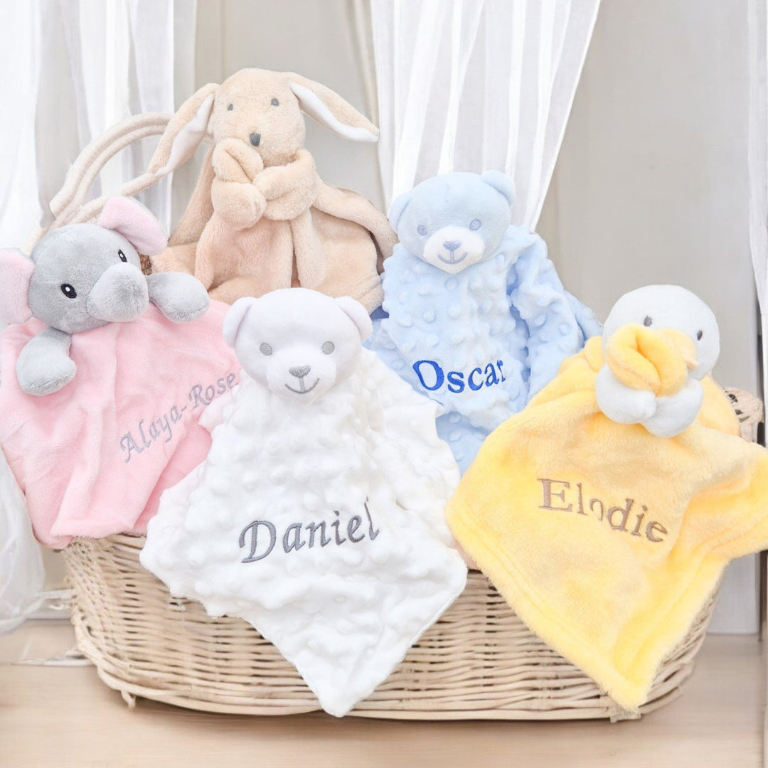 Personalised Embroidery Baby Comforter