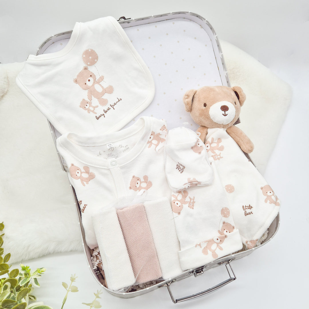 Unisex Little Bears Suitcase Gift Hamper