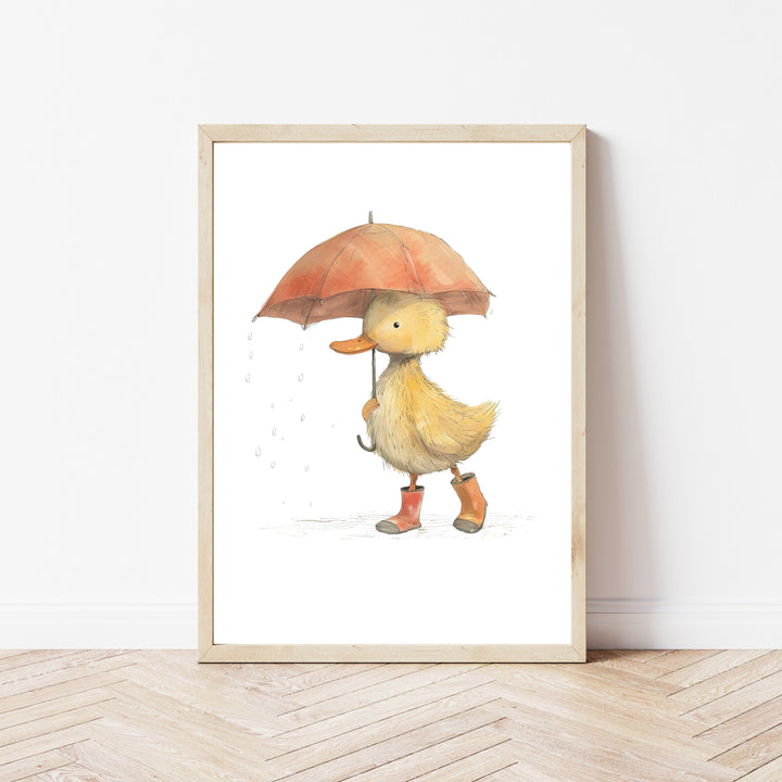 Yellow Duckling Set of 3 Wall Art