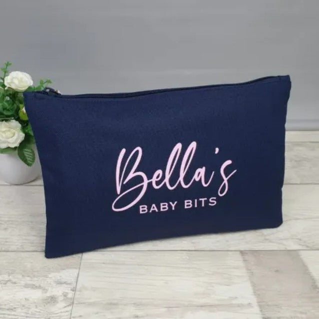 Personalised Baby Accessory Pouch