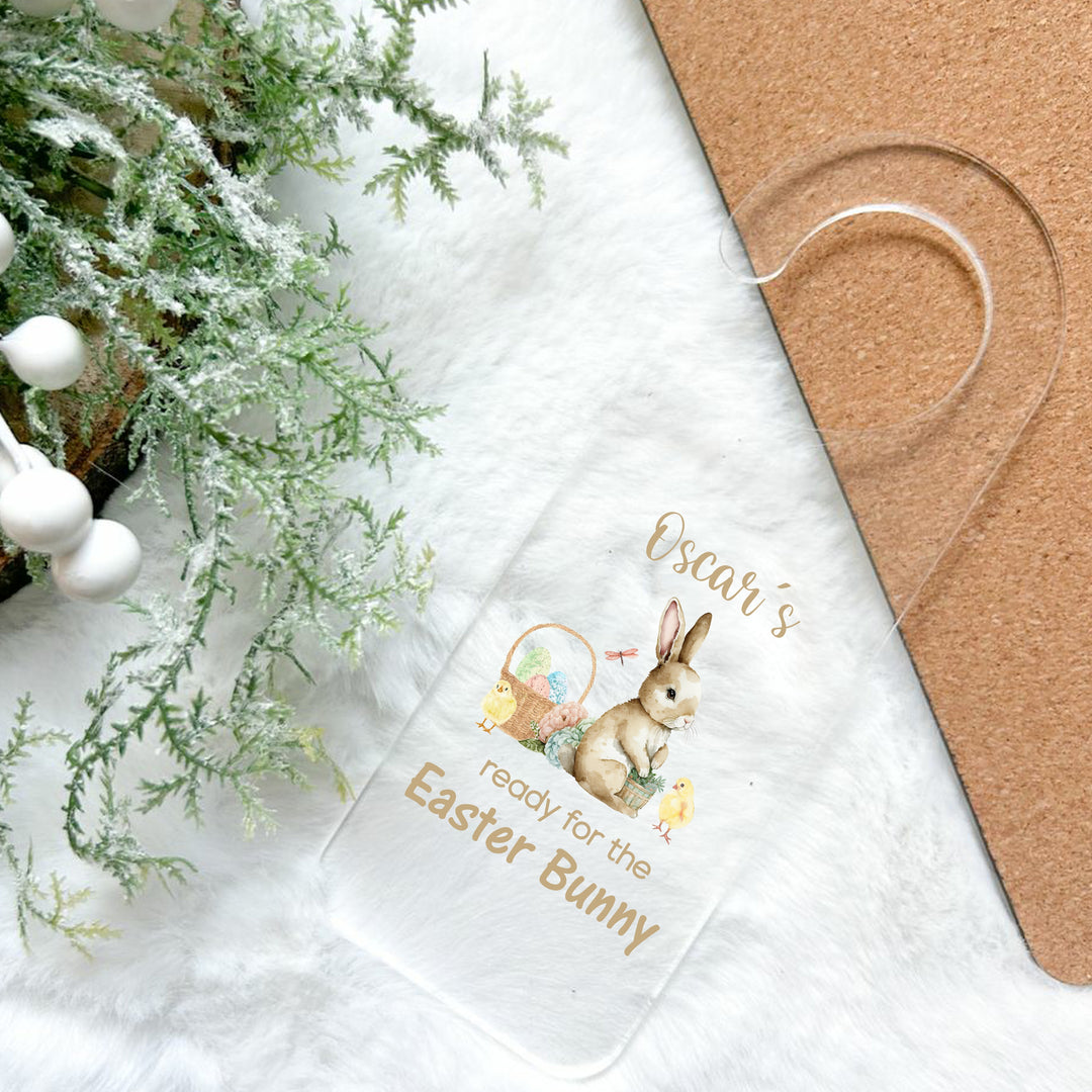 Personalised Ready For the Easter Bunny Door Sign