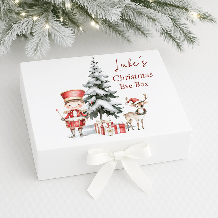 Personalised Red Nutcracker Christmas Eve Box